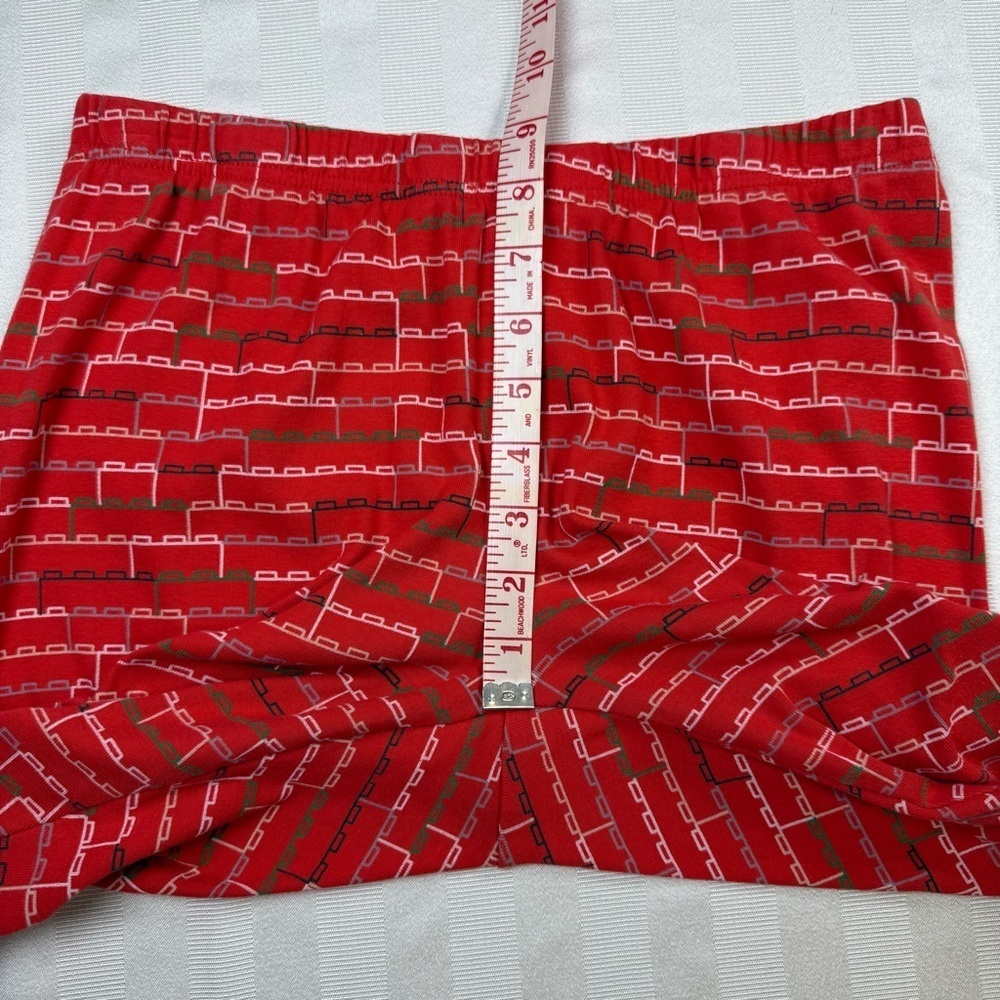 LEGO TARGET Red Stacked Brick Pattern Pajama Set Adult Size Medium - Picture 5 of 11